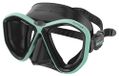 Seac Symbol, duikmasker met twee lenzen en 3D-gesp, gemaakt in Italië.