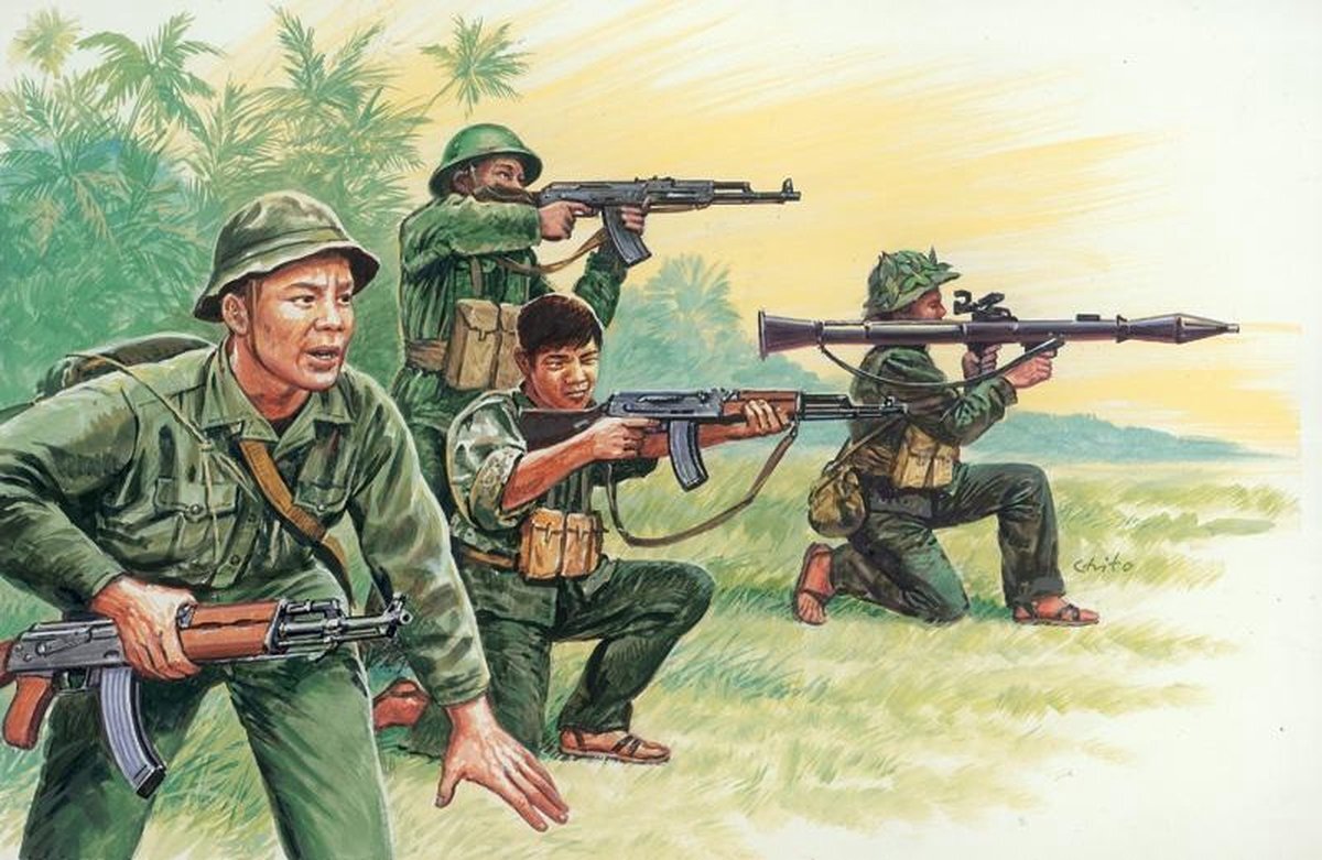 Italeri 6079 1:72 Vietnamoorlog leger/Vietcong, voertuig