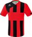 Erima Siena 3.0 Shirt Korte Mouw Heren - Zwart / Rood | Maat: M