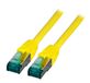 EFB Elektronik MK6001.0,15Y netwerkkabel Geel 0,15 m Cat6a S/FTP (S-STP) Rond