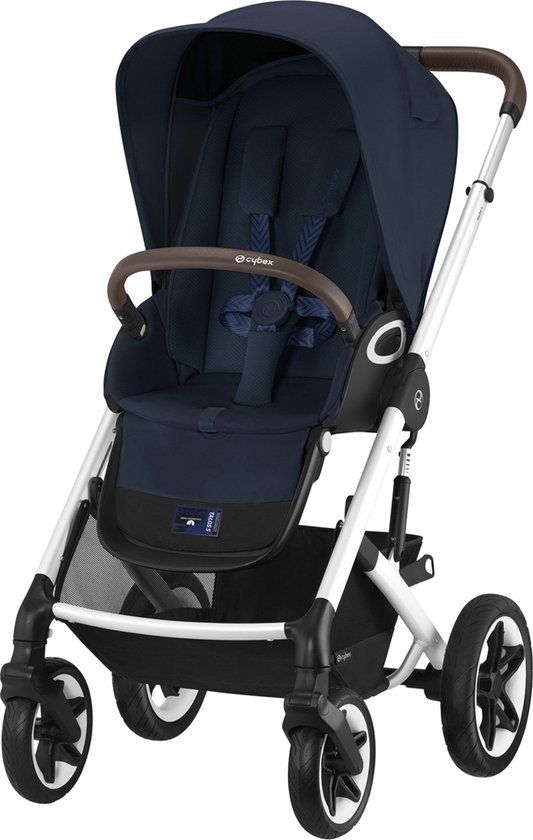 Cybex Talos S Lux Kinderwagen Silver - Navy Blue