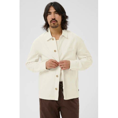 Matinique overshirt met linnen ecru