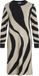 VILA Maxi-jurk VITIF Knit Natural Melange Zebraprint