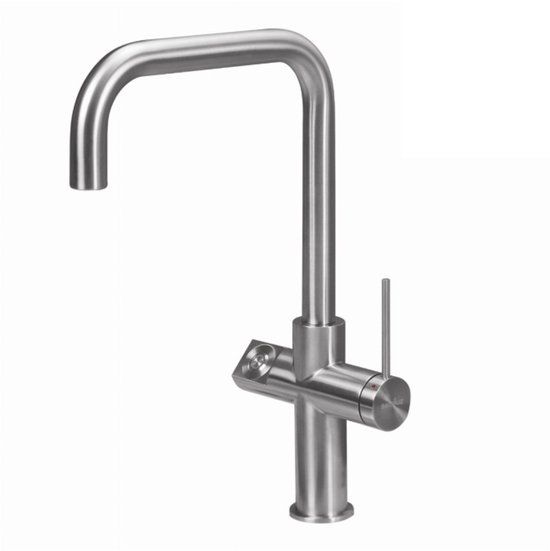 Selsiuz kranen Selsiuz Click 351010 3-in-1 Haaks Inox RVS & Click Boiler Single/Combi