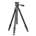 Vanguard Veo 5 264AO28 Reis-statief van aluminium, observatiekop, 2-weg, 26 mm