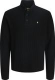 JACK&JONES JPRBLURICHARD KNIT HIGH NECK Heren Gebreide Trui Zwart XL
