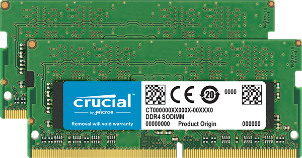 Crucial CT2K16G4SFD8266 - Geheugenmodule - 32 GB (2x16GB) - DDR4 - 2666 MHz - Notebook