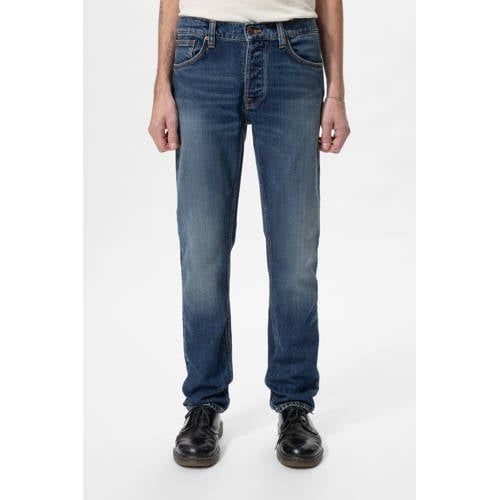 Nudie Jeans Solid Ollie wild blue slim fit jeans