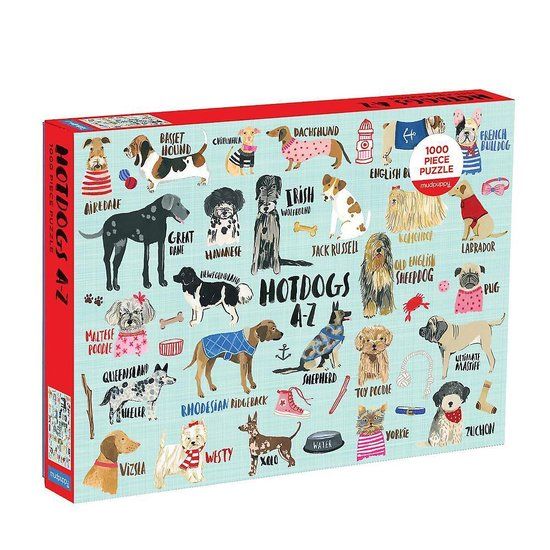 Hot Galison Hot Dogs A-Z Puzzel 1000 stukjes