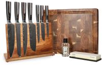 Shinrai Knives Japan Shinrai Knives Damascus Print Mega Bundel Messenset