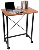OEM Vouwbare laptoptafel, 60x40x75 cm, mobiel, eikenkleur