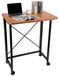 OEM Vouwbare laptoptafel, 60x40x75 cm, mobiel, eikenkleur