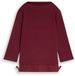 Tom Tailor - Scuba-shirt met lange mouwen in 2-in-1-look - Maat S - Preppy Plum