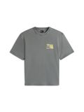 Tommy Hilfiger 90s Bubble Flag Black T-shirt Heren Grijs XL