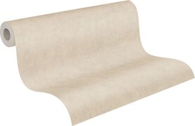 A.S. Création behang effen beige - AS-380245 - 53 cm x 10,05 m