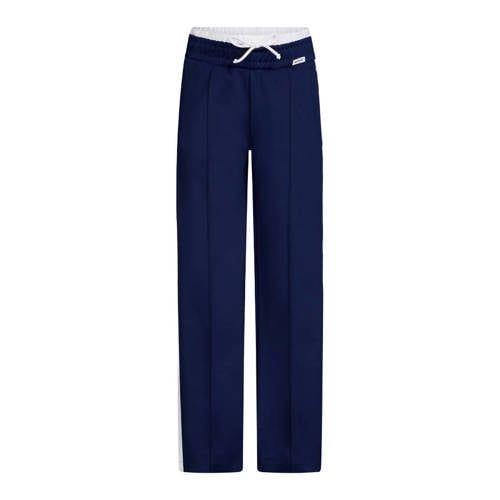 Retour Jeans wide leg regular waist casual broek donkerblauw