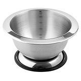 Weis Egg Beating Bowl 2,5 L, Roestvrij staal Zilver/Zwart, 26 x 26 x 13 cm