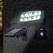 Projecteur solaire LED avec détecteur de mouvement, applique murale, lampe de jardin