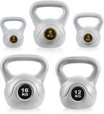 Taurus PVC Kettlebell 6 kg Grijs