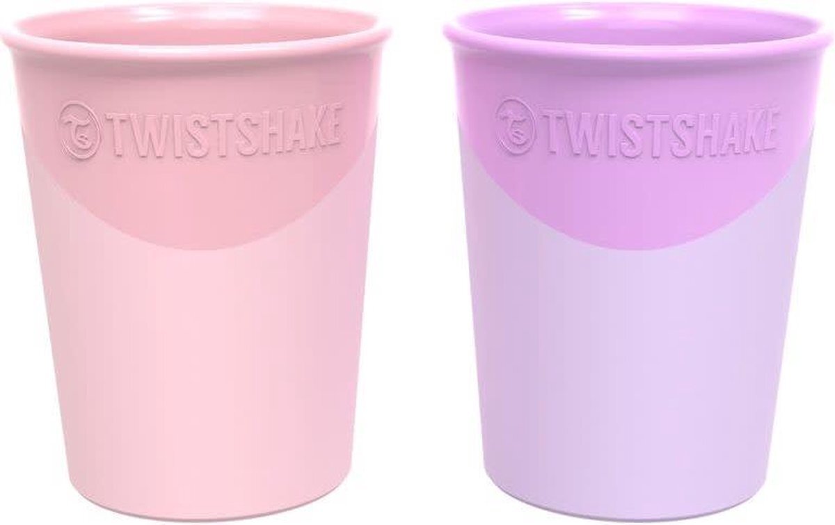 Twistshake drinkbeker pink/purple