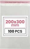 Netuno Sp. z o.o. Netuno Plastic zakjes met plakstrim - 20x30 cm - transparant - 100 zakken