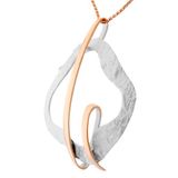 Orphelia ZH-7207 - Ketting met hanger, 925 zilver, 45 cm