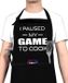 Tablier de cuisine amusant pour hommes et femmes - Noir