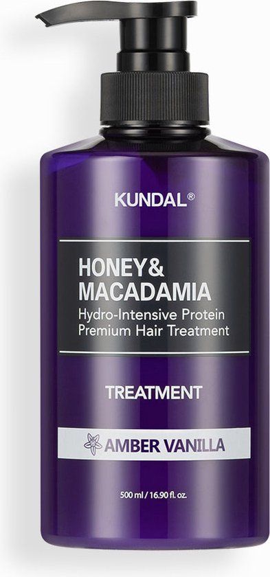 Kundal Honey & Macadamia Hydro-Intensive Protein Premium Hair Treatment Amber Vanilla 500ml