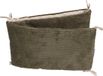 MamaLoes Velours Rib Groen 30 x 180 cm Bedbumper
