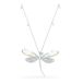 Swarovski x Ariana Grande hanger en broche, Verschillende slijpvormen, Libelle, Rodium toplaag
