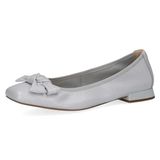 Caprice Dames Ballerina 9-22105-42 887 Blauw Leer G-breedte Maat 40 EU