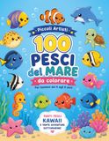 100 Pesci del Mare da Colorare: Libro da Colorare per Bambini 4-8 Anni