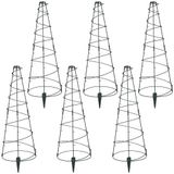 KOTARBAU 6 Stuks Plantensteun, Trellis voor Klimplanten, Plant Trellis Ø 35cm