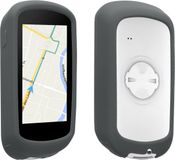 kwmobile hoes geschikt voor Garmin Edge Explore 2 - Siliconen beschermhoes voor fietsnavigatie - steengrijs