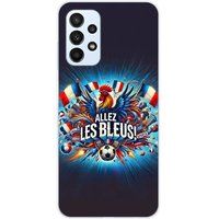 Allez les bleus Bedrukt siliconen hoesje compatibel met Samsung Galaxy A23 4G, Samsung Galaxy A23 5G