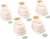 Vaessen Creative Figuurpons - Set Vormen - Wit - 8716052240401