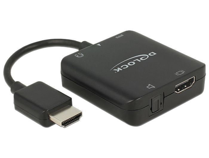 DeLOCK 62784 Audio-omzetter Zwart
