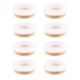 WAGNER QuickClick® Viltglijders Meubelglijders Stoelglijders vervanging I set van 8 glijders verwisselbaar I vilt speciale vezel SYNO - Ø 25 mm - voor basisdeel Ø 25 mm - Made in Germany - 15784300
