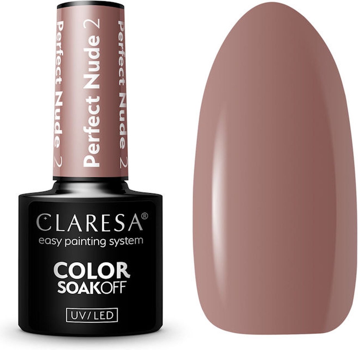 Claresa UV/LED Gellak Perfect Nude #2 – 5ml.