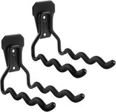 Maclean - Set van 2 stuks Muurbeugel stalen gereedschapshaak - Ophanghaken voor gereedschap - staal - max. belasting 30kg, MC-486