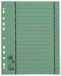 Oxford scheidingsbladen met perforatie, DIN A4 overbreed, rood, 100 stuks