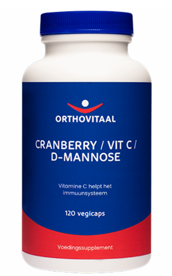 Orthovitaal Cranberry Vitamine C D-mannose Vegicaps