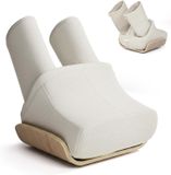 oCreon Shiatsu Voetmassageapparaat met Verwarmingsfunctie, Luchtmassage en Rollers - Beige