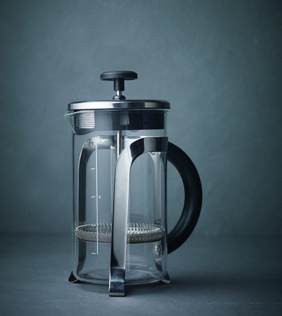 Aerolatte Cafetière - French Press - 5 kops - Transparant RVS Zwart