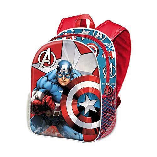 karactermania Captain America Gravity-Kleine 3D rugzak, rood