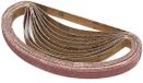 Merkloos / Sans marque HBM 10 Delige Schuurbandenset 13 x 457 mm voor HBM Powerfile / Stripschuurmachine / Bandschuurmachine met Stofopvang - 400 Watt