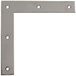 Alberts 851873 Raamhoek | rvs | 120 x 120 x 20 mm | set van 10