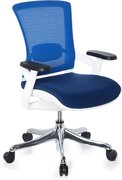 HJH OFFICE Skate Style - Bureaustoel - Netstof - Blauw Designer stoel met maximaal comfort tegen een onklopbare prijs