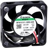 Sunon MF40101V21000UA99 Axiaalventilator 12 V/DC 11.89 m³/h (l x b x h) 40 x 40 x 10 mm