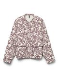 VERO MODA Tussenjas 'Rita' lichtbeige / bourgogne